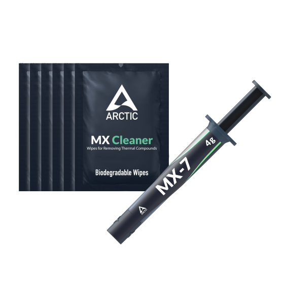 Pasta termoconductoare Arctic MX-7 (4g) + 6 buc servetele MX Cleaner ACTCP00092A