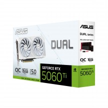 Placa video ASUS DUAL-RTX5060TI-O16G-WHITE 90YV0MH6-M0NA00