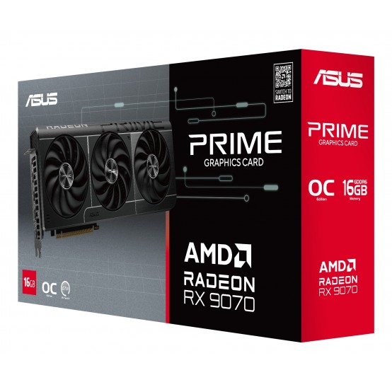 Placa video ASUS PRIME-RX9070-O16G-EVO 90YV0MQ0-M0NA00