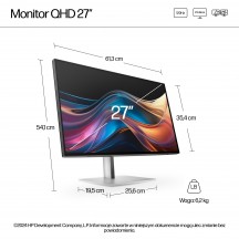 Monitor HP Series 7 Pro 727pq 8J4D8UT