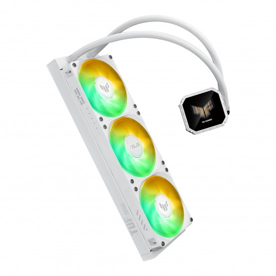 Cooler ASUS TUF Gaming LC III 360 ARGB LCD White Edition