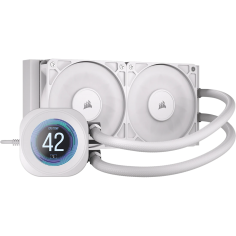 Cooler Corsair NAUTILUS 240 RS LCD Liquid CPU Cooler - White CW-9061032-WW