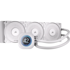 Cooler Corsair NAUTILUS 360 RS LCD Liquid CPU Cooler - White CW-9061034-WW