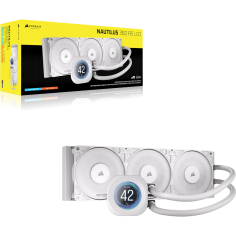 Cooler Corsair NAUTILUS 360 RS LCD Liquid CPU Cooler - White CW-9061034-WW 2
