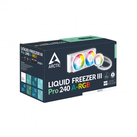Cooler Arctic Liquid Freezer III Pro 240 A-RGB Whit ACFRE00186A
