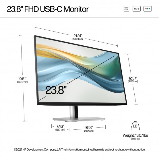 Monitor HP Series 5 Pro 524pu 9D9V7AAABB