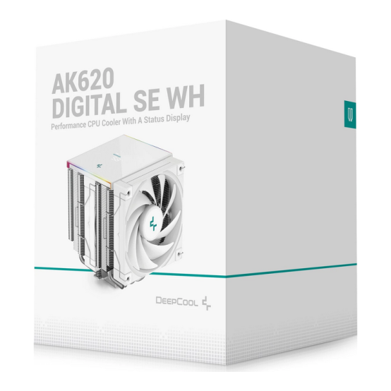 Cooler DeepCool AK620 DIGITAL SE WH R-AK620-WHADMN-GJD