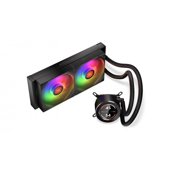 Cooler Krux HydroGlance 240 ​​ARGB LCD Black KRXE003