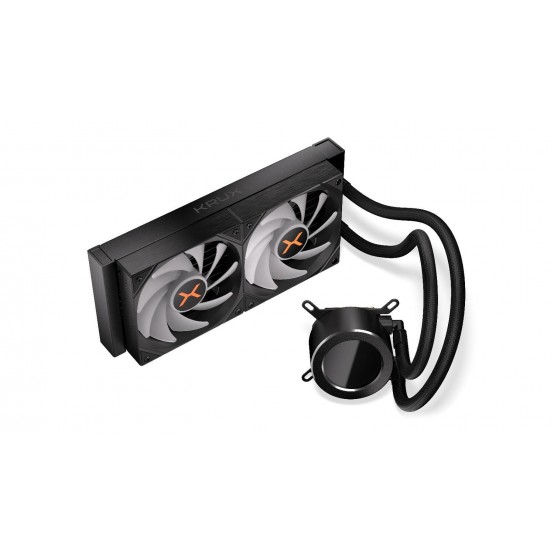 Cooler Krux HydroGlance 240 ​​ARGB LCD Black KRXE003