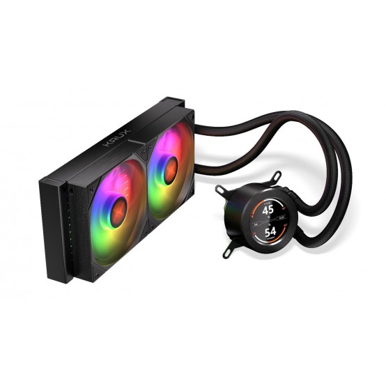 Cooler Krux HydroGlance 240 ​​ARGB LCD Black KRXE003