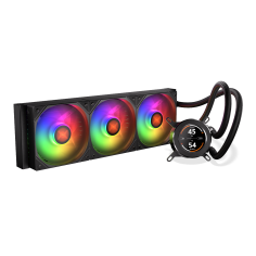 Cooler Krux HydroGlance 360 ​​ARGB LCD Black KRXE004