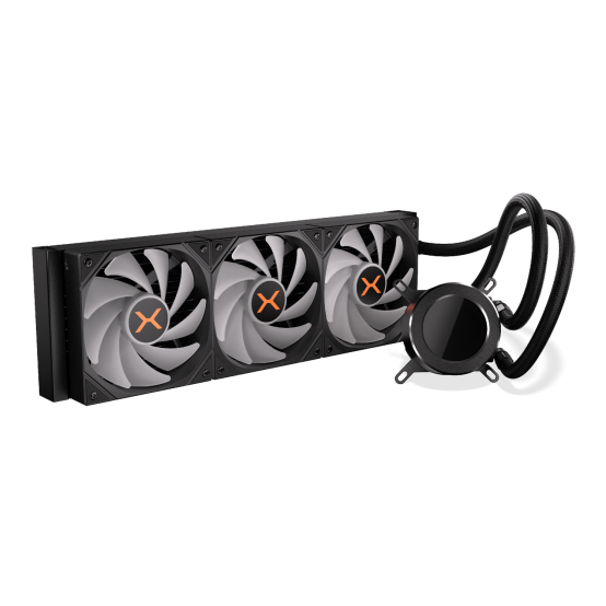 Cooler Krux HydroGlance 360 ​​ARGB LCD Black KRXE004