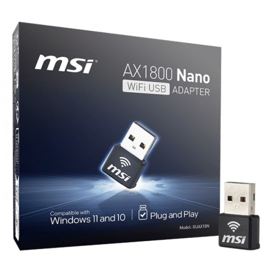 Placa de retea MSI  AX1800 Nano WiFi USB Adapter