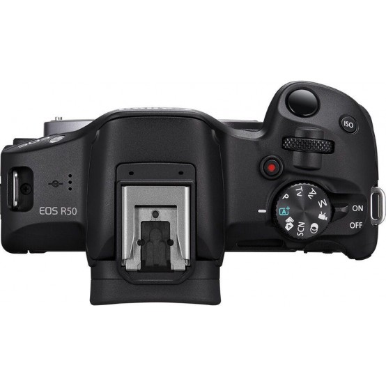 Aparat foto digital Canon EOS R50 + RF-S 18-45mm + RF-S 75-300mm 5811C150AA