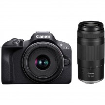 Aparat foto digital Canon EOS R100 + RF-S 18-45mm + RF-S 55-210mm 6052C121AA