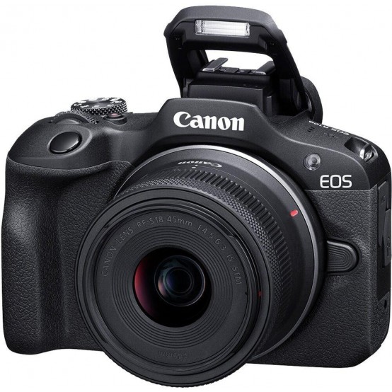 Aparat foto digital Canon EOS R100 + RF-S 18-45mm + RF-S 55-210mm 6052C121AA