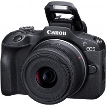 Aparat foto digital Canon EOS R100 + RF-S 18-45mm + RF-S 55-210mm 6052C121AA