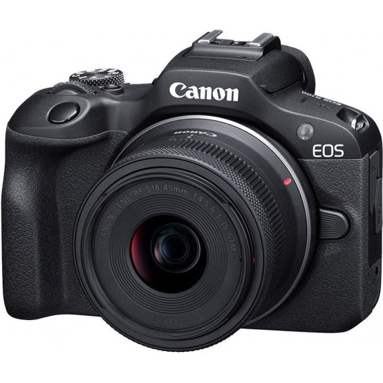 Aparat foto digital Canon EOS R100 + RF-S 18-45mm + RF-S 55-210mm 6052C121AA