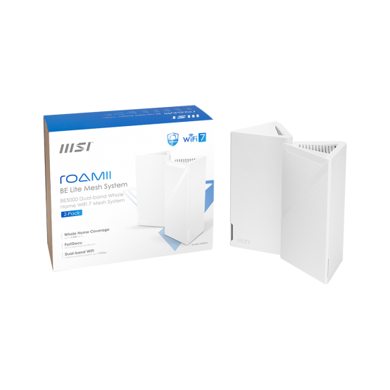 Router MSI  Roamii BE Lite Mesh System- 2 Pack