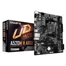 Placa de baza GigaByte  A520M H ARGB