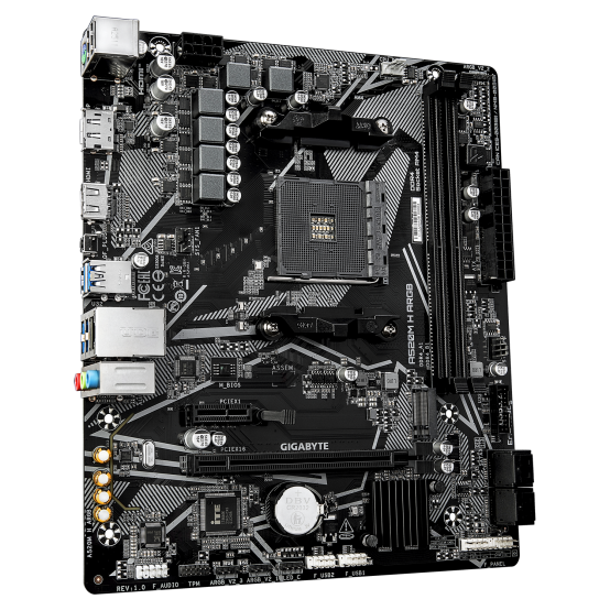 Placa de baza GigaByte  A520M H ARGB