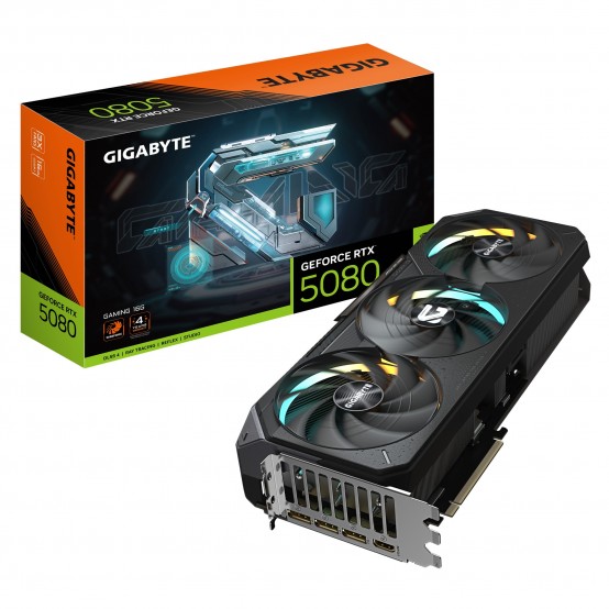 Placa video GigaByte GeForce RTX 5080 GAMING 16G GV-N5080GAMING-16GD