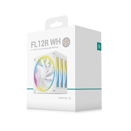 Ventilator DeepCool FL12R White 3 in 1 R-FL12R-WHAPN3-G