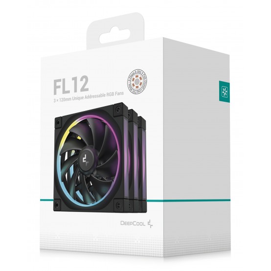 Ventilator DeepCool FL12 3 in 1 R-FL12-BKAPN3-G