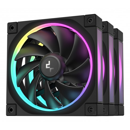 Ventilator DeepCool FL12 3 in 1 R-FL12-BKAPN3-G
