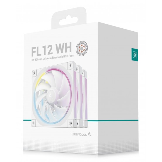 Ventilator DeepCool FL12 3 in 1 R-FL12-WHAPN3-G