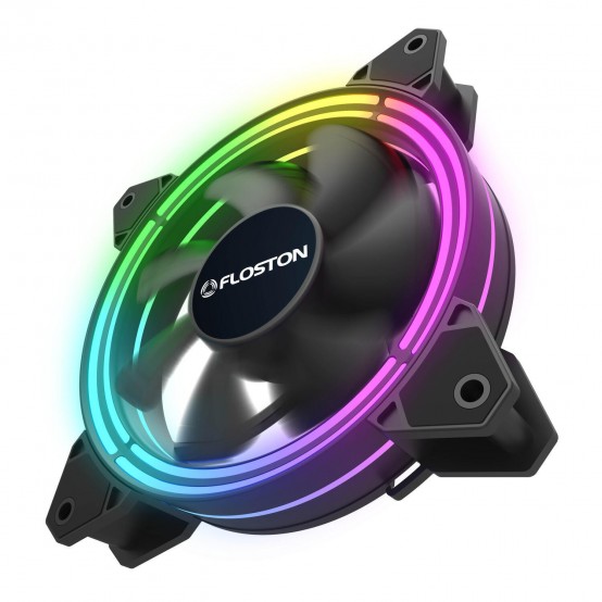 Ventilator Floston  HALO RGB RAINBOW LED3xfan KIT
