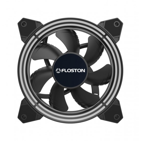 Ventilator Floston  HALO RGB RAINBOW LED3xfan KIT