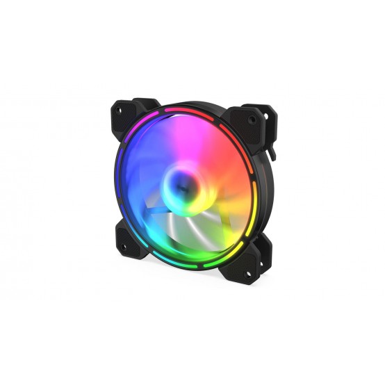 Ventilator Krux Lunar ARGB, 120 mm, Negru KRX0067