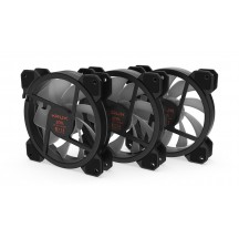 Ventilator Krux Lunar ARGB, KIT 3x 120 mm, Negru KRX0068