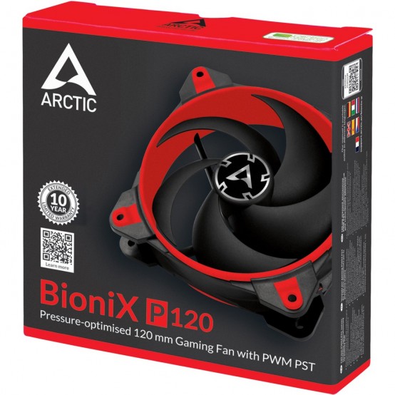 Ventilator Arctic BioniX P120 Red