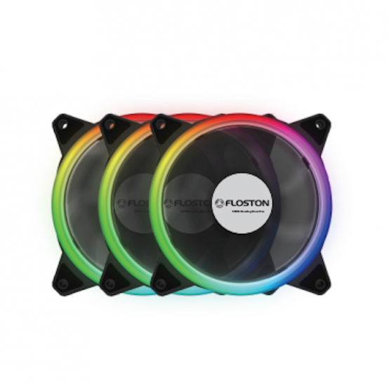 Ventilator Floston HALO RGB LED HALO RGB LED3xfan KIT