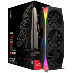 Placa video XFX Mercury AMD Radeon RX 9070XT OC Gaming Edition with RGB RX-97TRGBBB9