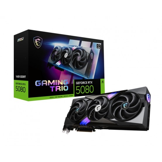 Placa video MSI GeForce RTX 5080 16G GAMING TRIO