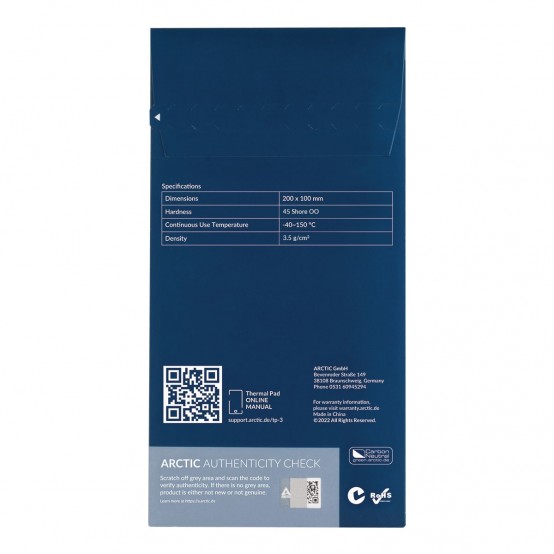 Pasta termoconductoare Arctic Premium Performance Thermal Pad TP-3 ACTPD00058A