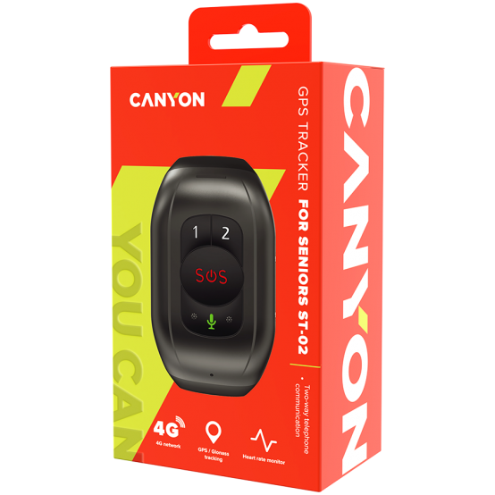 Accesorii Canyon Tracker ST-02 4G GPS Black CNE-ST02BB