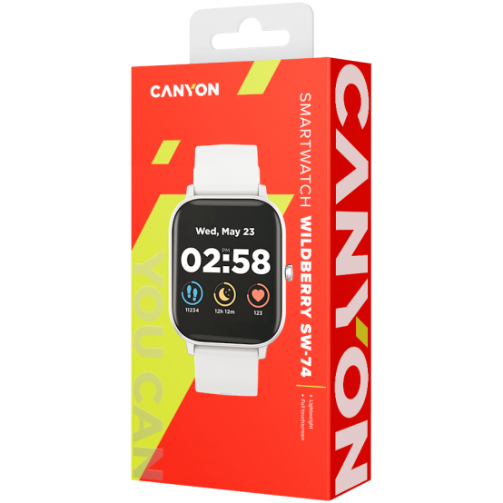 Accesorii Canyon Smart Watch Wildberry SW-74 CNS-SW74SS