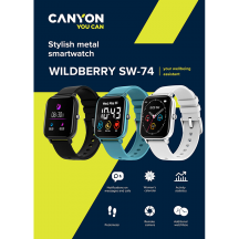 Accesorii Canyon Smart Watch Wildberry SW-74 CNS-SW74SS