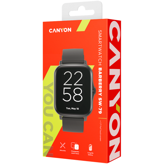 Accesorii Canyon Smart Watch Wildberry SW-79 CNS-SW79BB