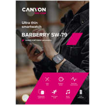 Accesorii Canyon Smart Watch Wildberry SW-79 CNS-SW79BB