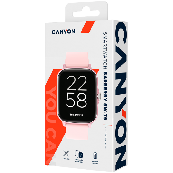 Accesorii Canyon Smart Watch Wildberry SW-79 CNS-SW79PP