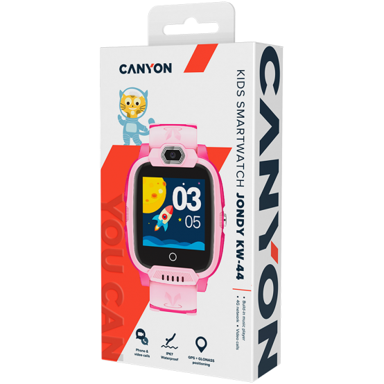 Accesorii Canyon Kids Smartwatch Jondy KW-44 CNE-KW44PP