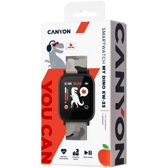 Accesorii Canyon Kids Smartwatch My Dino KW-33 CNE-KW33BB