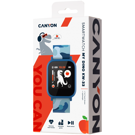 Accesorii Canyon Kids Smartwatch My Dino KW-33 CNE-KW33BL