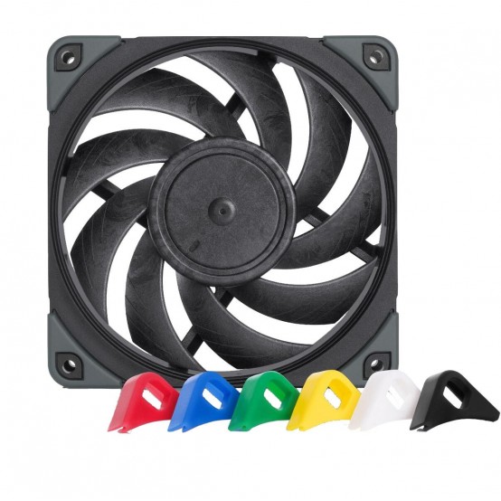Ventilator Noctua NF-A12x25 PWM Chromax Black Swap VENTA12X25PWMCHBKS