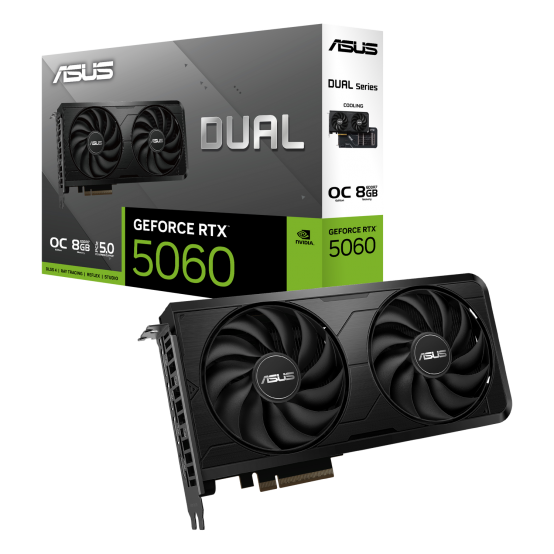 Placa video ASUS  DUAL-RTX5060-O8G-EVO